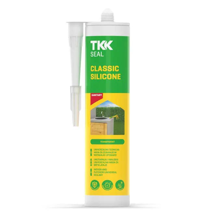 Slika Silikon TKK Tekasil Acetat crni 280 ml
